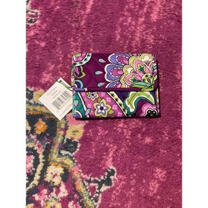 Nwt Vera Bradley Euro Wallet Haley Edition